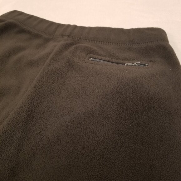 Dark Grey Fleece Sweatpants Track Pants Joggers Warm Small Wide Leg Seg'ments - Picture 8 of 11